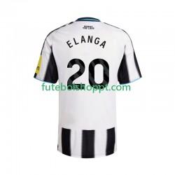 Camisola Homem Newcastle United Elanga 20 Principais Equipamento 2025-2026 Manga Curta