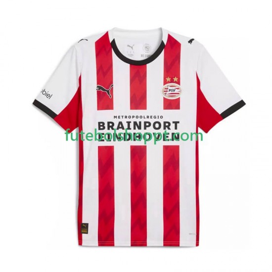 Camisola Homem PSV Eindhoven Principais Equipamento 2025-2026 Manga Curta