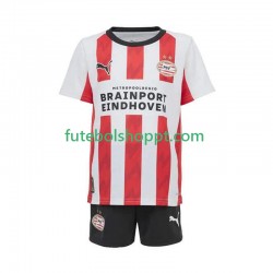 Camisola Júnior PSV Eindhoven Principais Equipamento 2025-2026 Manga Curta