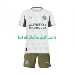 Camisola Júnior PSV Eindhoven Terceiro Equipamento 2025-2026 Manga Curta