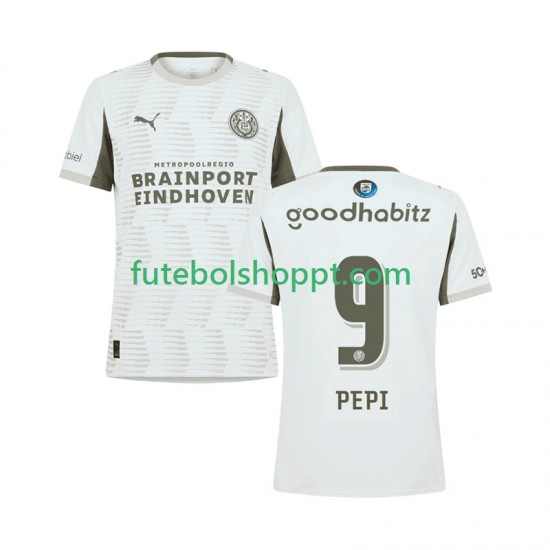 Camisola Homem PSV Eindhoven Ricardo Pepi 9 Terceiro Equipamento 2025-2026 Manga Curta