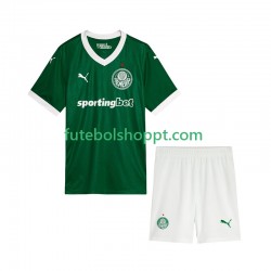 Camisola Júnior Palmeiras Principais Equipamento 2025-2026 Manga Curta