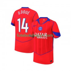 Camisola Homem Paris Saint-Germain Desire Doue 14 Terceiro Equipamento 2025-2026 Manga Curta
