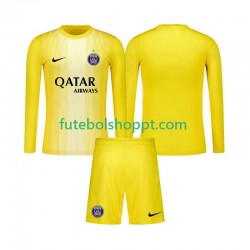 Camisola Júnior Paris Saint-Germain Guarda-redes Terceiro Equipamento 2025-2026 Manga Comprida