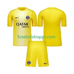 Camisola Júnior Paris Saint-Germain Guarda-redes Terceiro Equipamento 2025-2026 Manga Curta