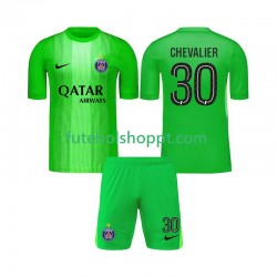 Camisola Júnior Paris Saint-Germain Lucas Chevalier 30 Guarda-redes Alternativa Equipamento 2025-2026 Manga Curta