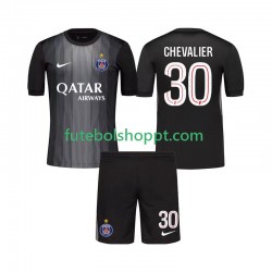 Camisola Júnior Paris Saint-Germain Lucas Chevalier 30 Guarda-redes Principais Equipamento 2025-2026 Manga Curta