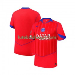 Camisola Homem Paris Saint-Germain Terceiro Equipamento 2025-2026 Manga Curta Camisola Homem Paris Saint-Germain Terceiro Equipamento 2025-2026 Manga Curta