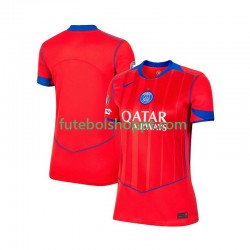 Camisola Mulher Paris Saint-Germain Terceiro Equipamento 2025-2026 Manga Curta