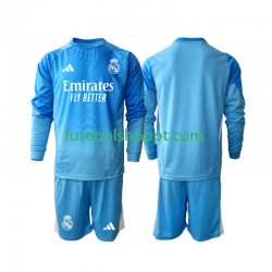 Camisola Júnior Real Madrid Guarda-redes Principais Equipamento 2025-2026 Manga Comprida