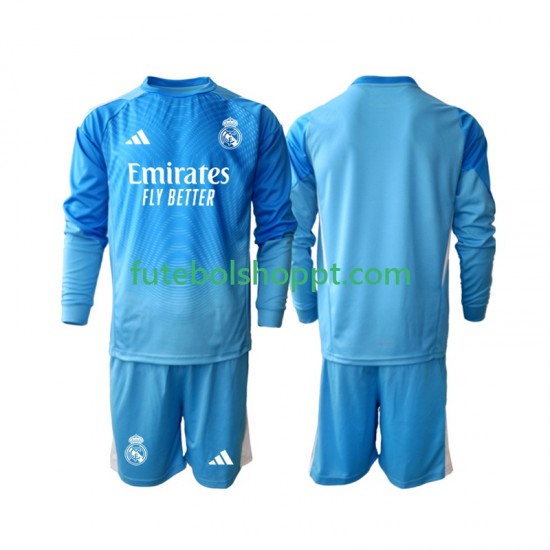Camisola Júnior Real Madrid Guarda-redes Principais Equipamento 2025-2026 Manga Comprida