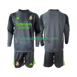 Camisola Júnior Real Madrid Guarda-redes Terceiro Equipamento 2025-2026 Manga Comprida