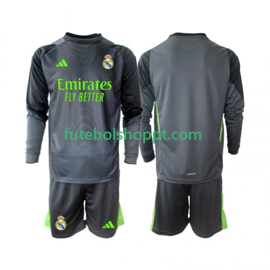 Camisola Júnior Real Madrid Guarda-redes Terceiro Equipamento 2025-2026 Manga Comprida