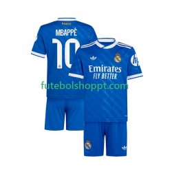 Camisola Júnior Real Madrid Mbappé Kylian 10 Terceiro Equipamento 2025-2026 Manga Curta