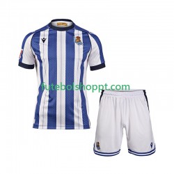 Camisola Júnior Real Sociedad Principais Equipamento 2025-2026 Manga Curta