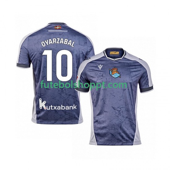 Camisola Homem Real Sociedad Mikel Oyarzabal 10 Alternativa Equipamento 2025-2026 Manga Curta