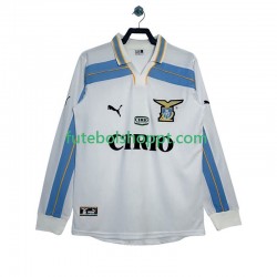 Camisola Homem SS Lazio 2000 Retro Alternativa Equipamento 1999 Manga Comprida