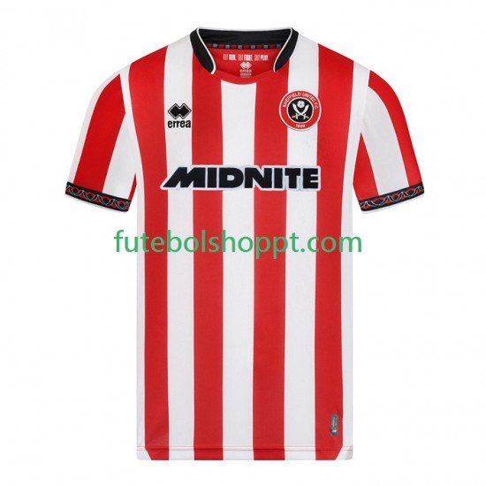 Camisola Homem Sheffield United Principais Equipamento 2025-2026 Manga Curta