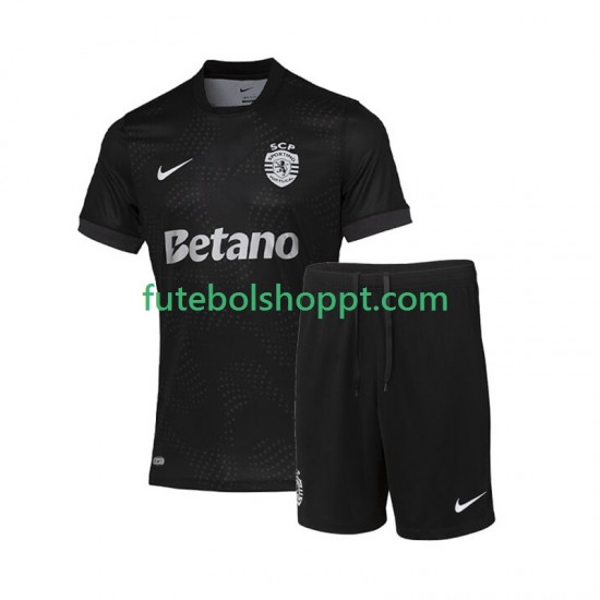 Camisola Júnior Sporting CP Alternativa Equipamento 2025-2026 Manga Curta