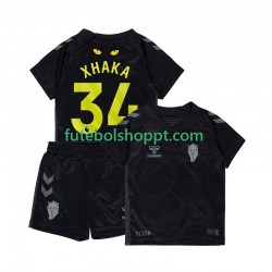 Camisola Júnior Sunderland Granit Xhaka 34 Terceiro Equipamento 2025-2026 Manga Curta