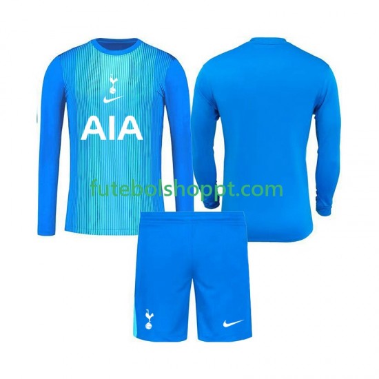 Camisola Júnior Tottenham Hotspur Guarda-redes Alternativa Equipamento 2025-2026 Manga Comprida