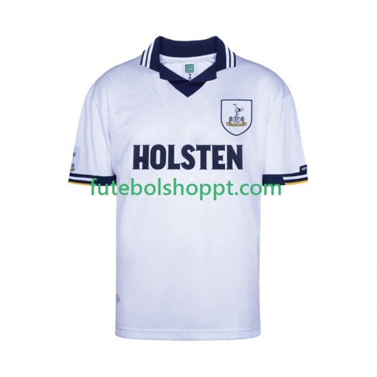 Camisola Homem Tottenham Hotspur Retro Principais Equipamento 1994 Manga Curta