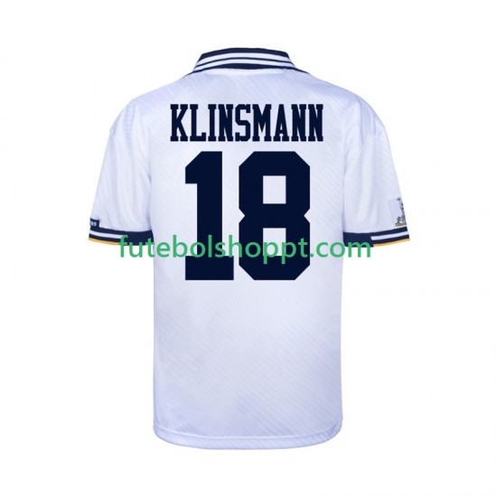 Camisola Homem Tottenham Hotspur Retro Principais Equipamento 1994 Manga Curta