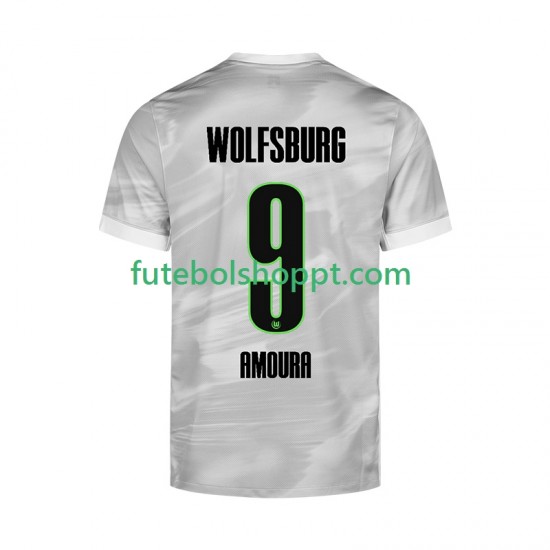 Camisola Homem VfL Wolfsburg Mohamed Amoura 9 Alternativa Equipamento 2025-2026 Manga Curta