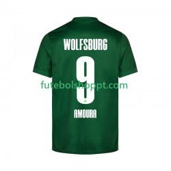 Camisola Homem VfL Wolfsburg Mohamed Amoura 9 Principais Equipamento 2025-2026 Manga Curta