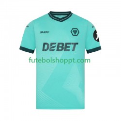 Camisola Homem Wolverhampton Wanderers Alternativa Equipamento 2024-2025 Manga Curta