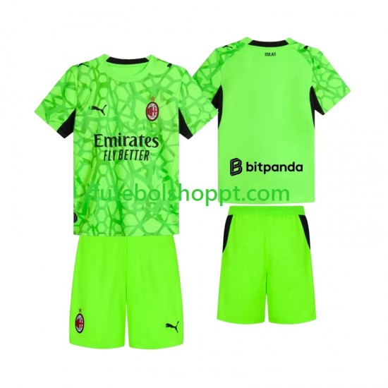 Camisola Júnior AC Milan Guarda-redes Terceiro Equipamento 2026-2027 Manga Curta