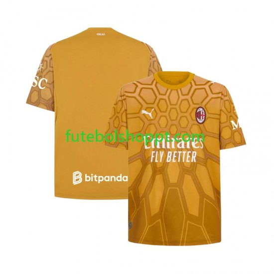 Camisola Homem AC Milan Guarda-redes Principais Equipamento 2026-2027 Manga Curta