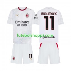 Camisola Júnior AC Milan Ibrahimović 11 Alternativa Equipamento 2026-2027 Manga Curta