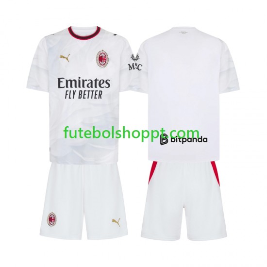 Camisola Júnior AC Milan Alternativa Equipamento 2026-2027 Manga Curta