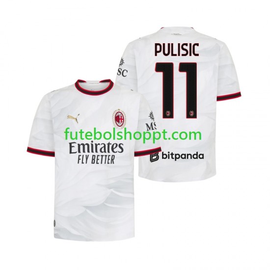 Camisola Homem AC Milan Pulisic 11 Alternativa Equipamento 2026-2027 Manga Curta