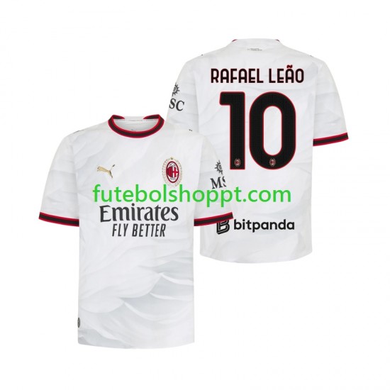 Camisola Homem AC Milan Rafael Leao 10 Alternativa Equipamento 2026-2027 Manga Curta