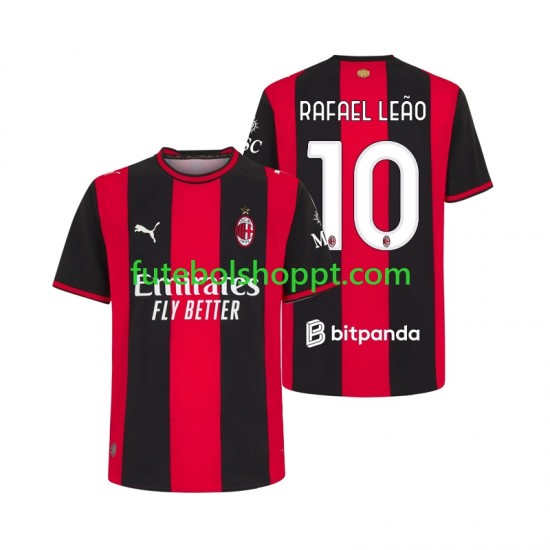 Camisola Homem AC Milan Rafael Leao 10 Principais Equipamento 2026-2027 Manga Curta