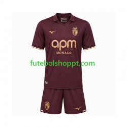 Camisola Júnior AS Monaco Alternativa Equipamento 2026-2027 Manga Curta