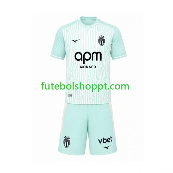 Camisola Júnior AS Monaco Terceiro Equipamento 2026-2027 Manga Curta