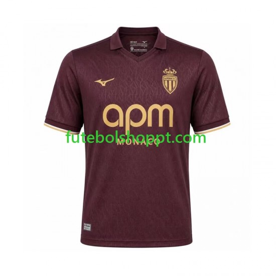 Camisola Homem AS Monaco Alternativa Equipamento 2026-2027 Manga Curta