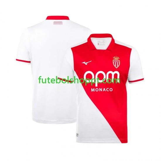 Camisola Homem AS Monaco Principais Equipamento 2026-2027 Manga Curta