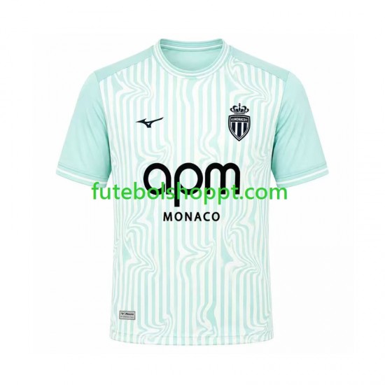 Camisola Homem AS Monaco Terceiro Equipamento 2026-2027 Manga Curta