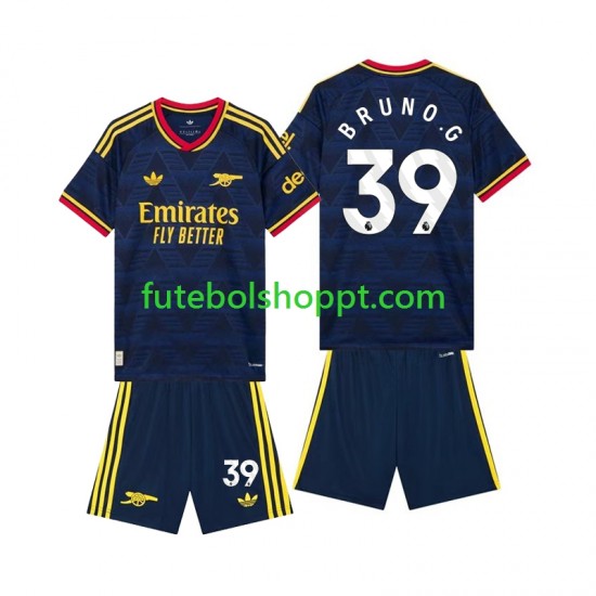 Camisola Júnior Arsenal Bruno Guimaraes 39 Alternativa Equipamento 2026-2027 Manga Curta