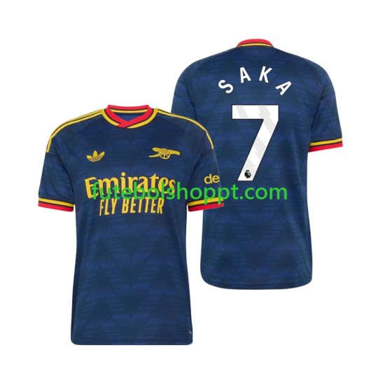 Camisola Homem Arsenal Bukayo Saka 7 Alternativa Equipamento 2026-2027 Manga Curta