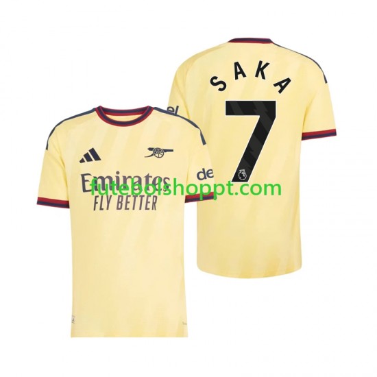 Camisola Homem Arsenal Bukayo Saka 7 Terceiro Equipamento 2026-2027 Manga Curta