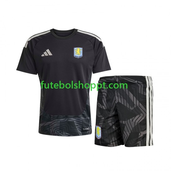 Camisola Júnior Aston Villa Guarda-redes Alternativa Equipamento 2026-2027 Manga Curta