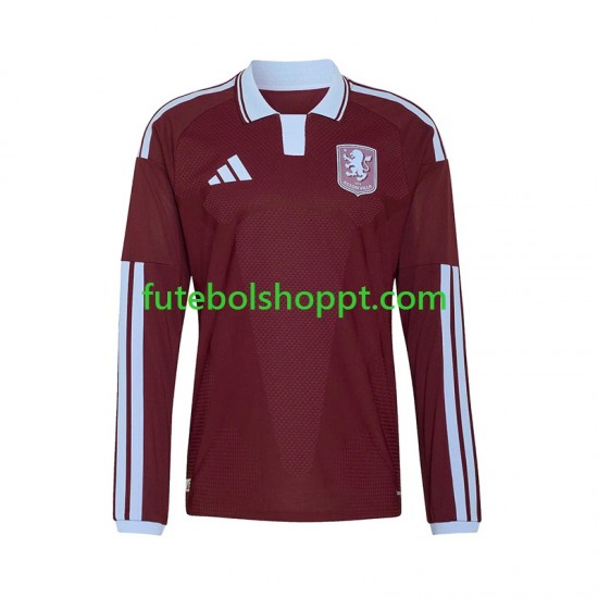 Camisola Homem Aston Villa Principais Equipamento 2026-2027 Manga Comprida