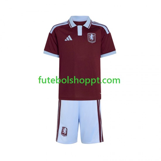 Camisola Júnior Aston Villa Principais Equipamento 2026-2027 Manga Curta