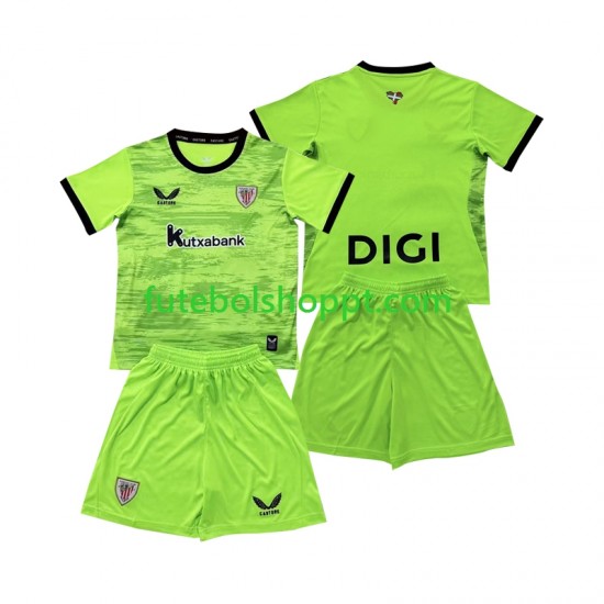 Camisola Júnior Athletic Bilbao Guarda-redes Alternativa Equipamento 2026-2027 Manga Curta