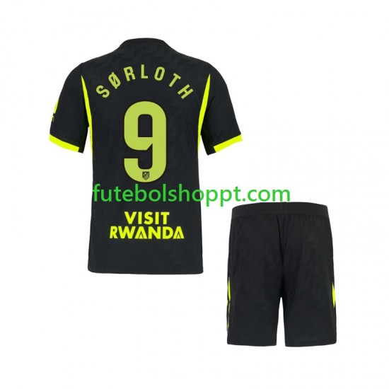 Camisola Júnior Atlético Madrid Alexander Sorloth 9 Alternativa Equipamento 2026-2027 Manga Curta